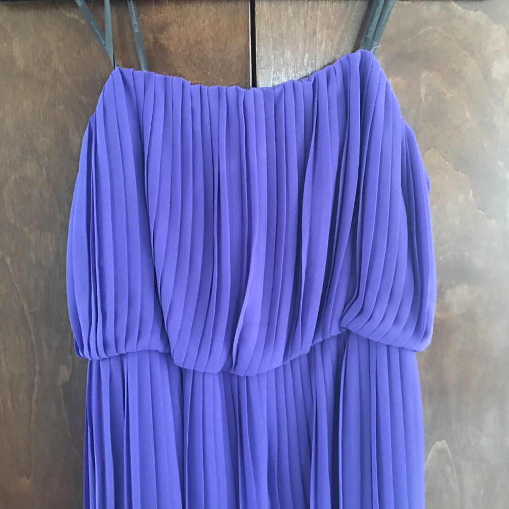 Bcbgeneration Pleated Strapless High Low Dress - image 2